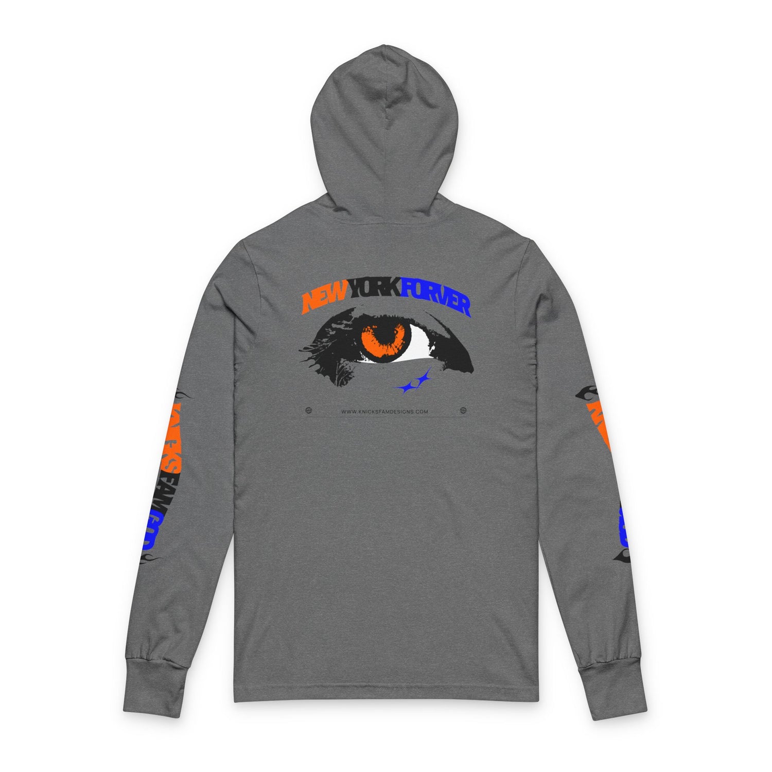Knicks Hooded Long Sleeve Tee - New York Forever