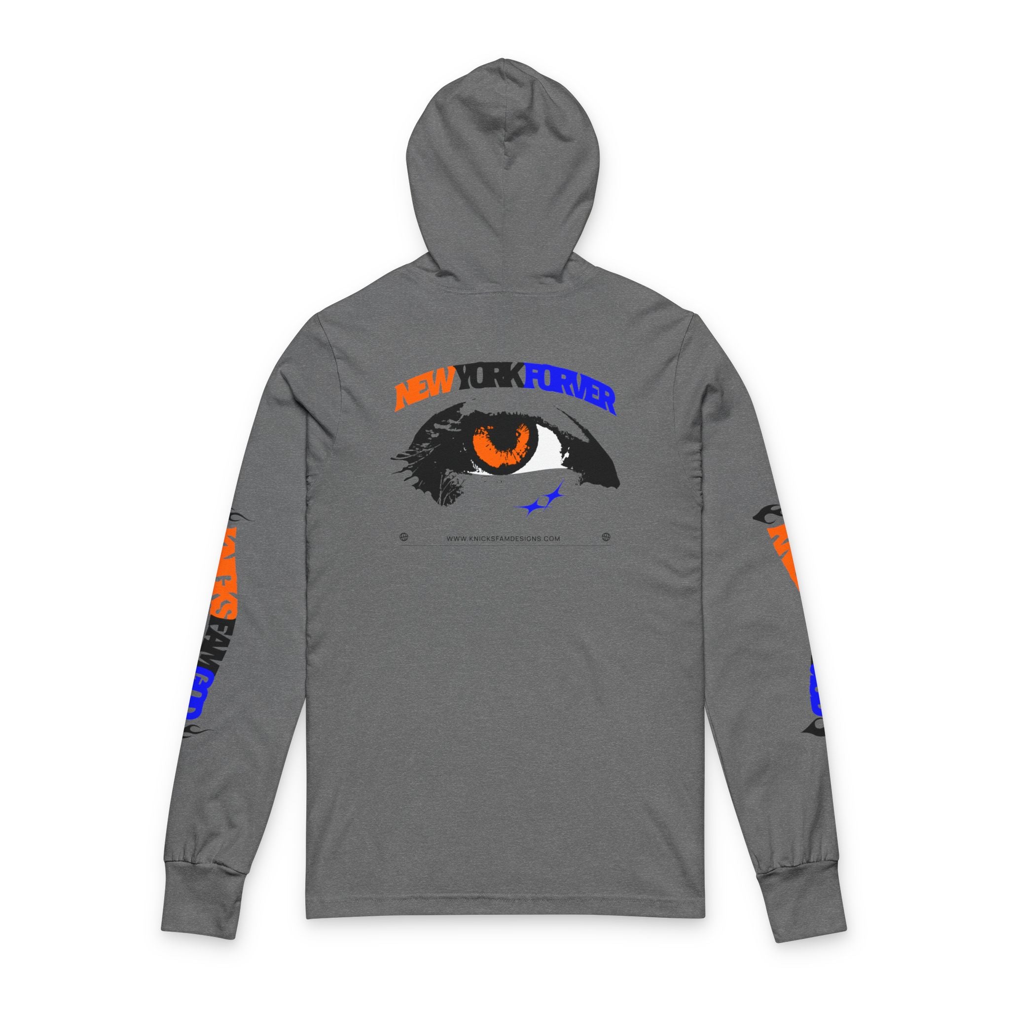 Knicks Hooded Long Sleeve Tee - New York Forever