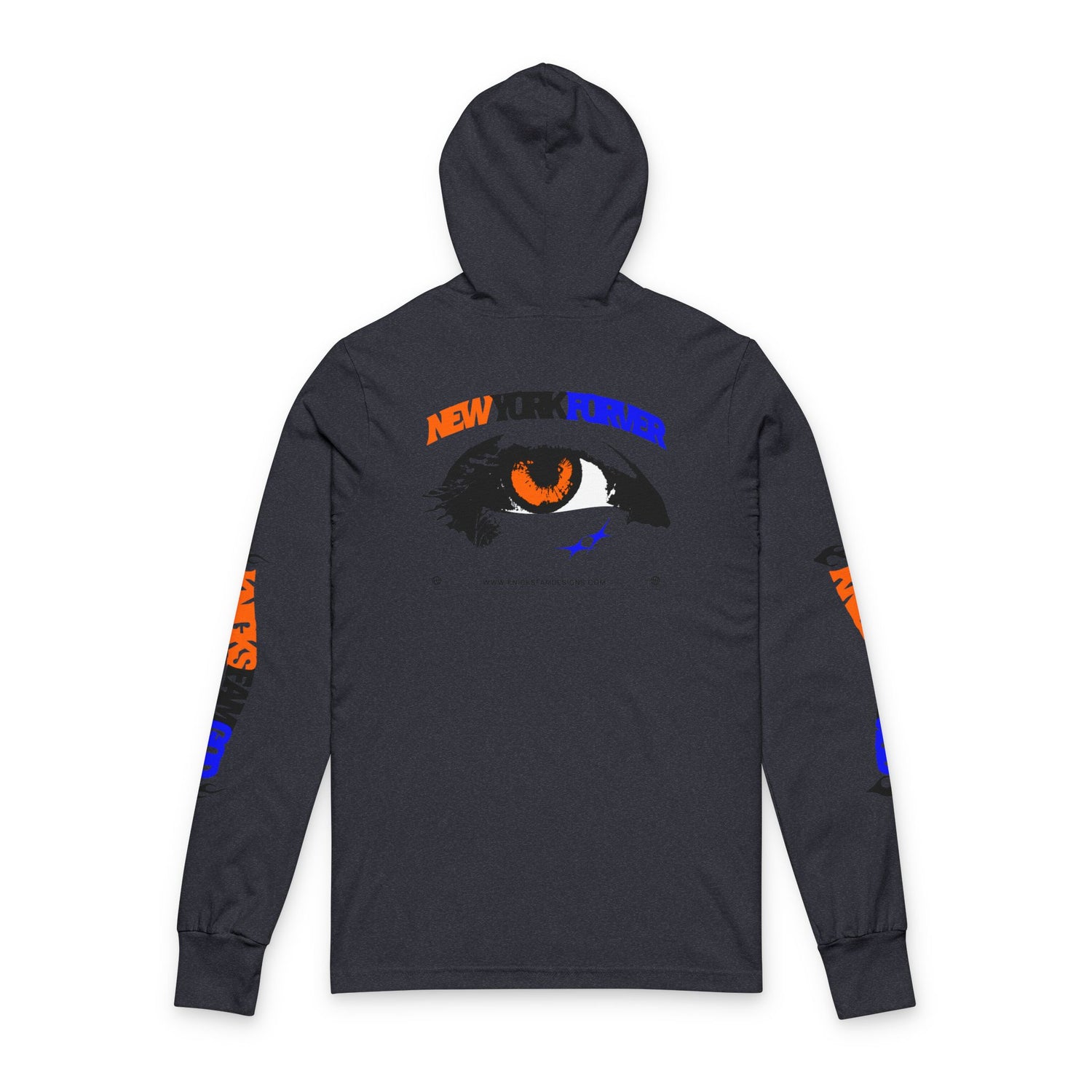 Knicks Hooded Long Sleeve Tee - New York Forever