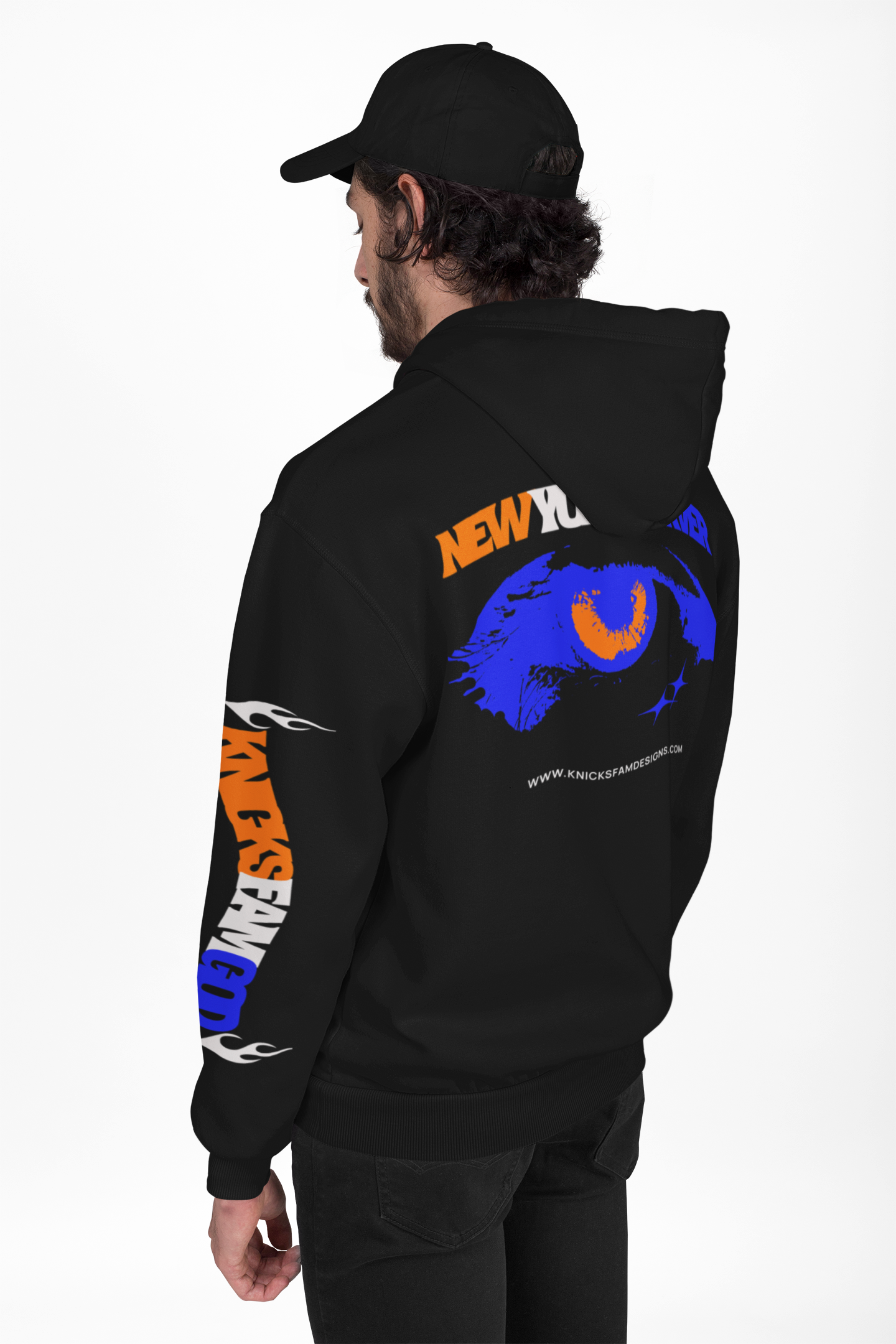 Knicks Hooded Long Sleeve Tee - New York Forever