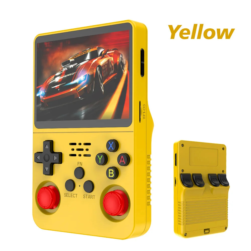 Open Source R36S Retro Handheld Video Game Console Linux System 3.5 Inch IPS Screen Portable Pocket Video Player 64GB Games