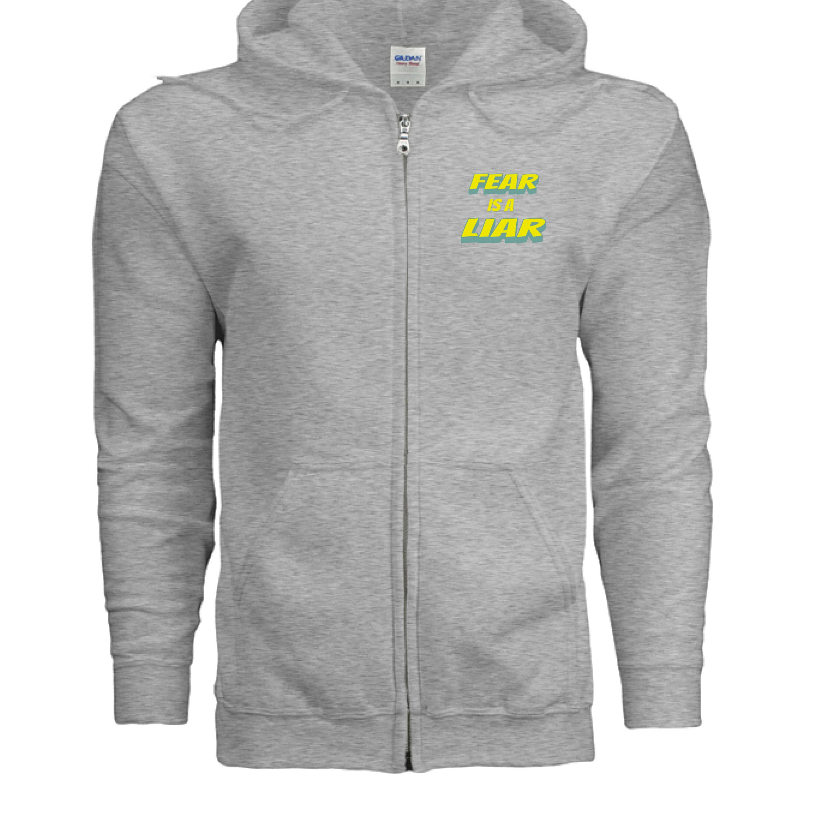 Fear Is a Liar Calm In The Chaos Zip Up Hoodie
