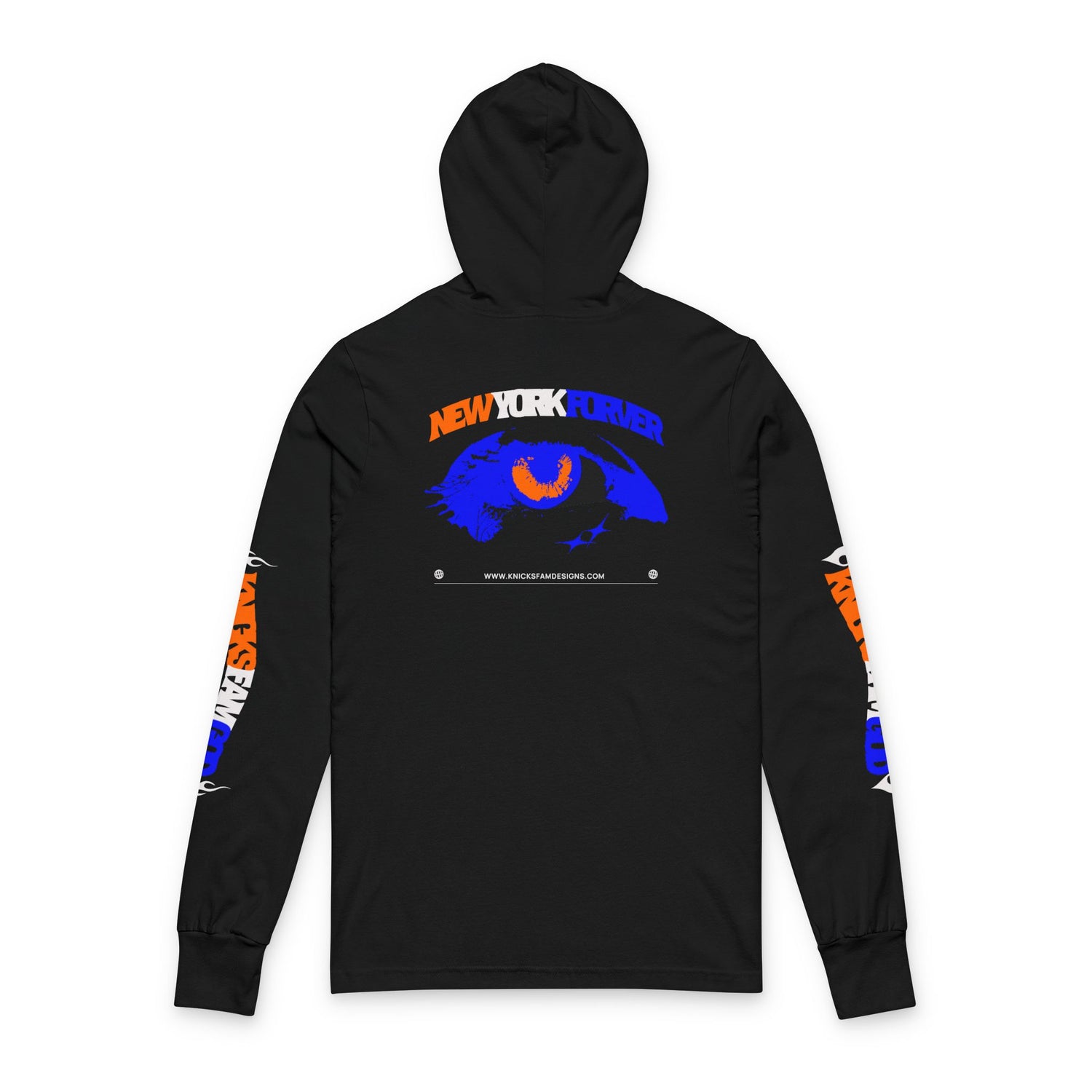 Knicks Hooded Long Sleeve Tee - New York Forever