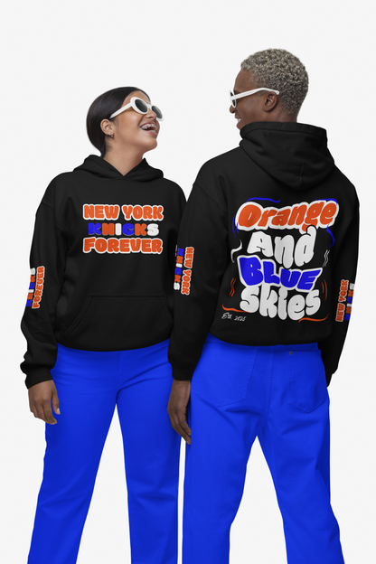 New York Knicks Forever Hoodie, Unisex Sports Sweatshirt, Basketball Fan Apparel, Gifts for Sports Lovers, Casual Streetwear