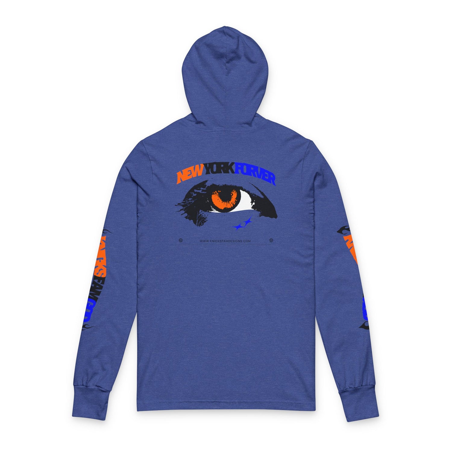 Knicks Hooded Long Sleeve Tee - New York Forever