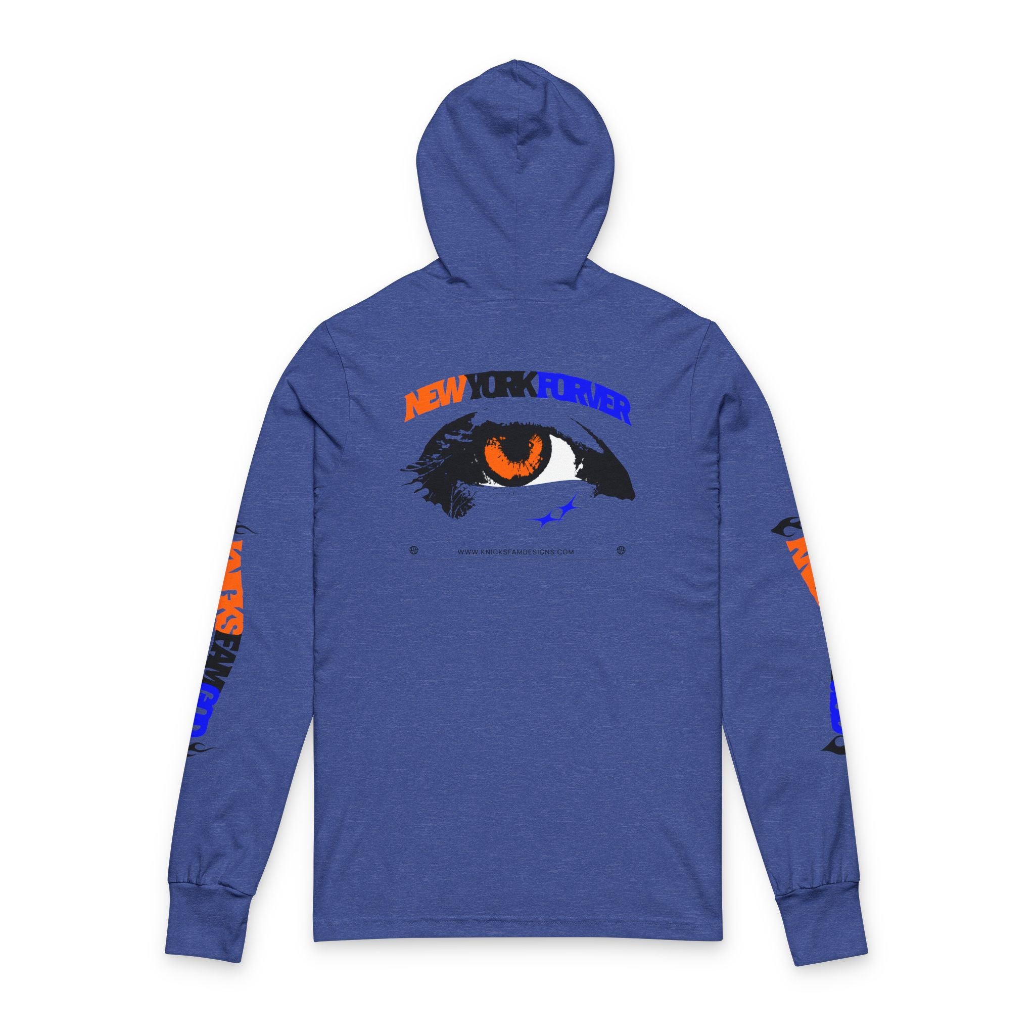 Knicks Hooded Long Sleeve Tee - New York Forever