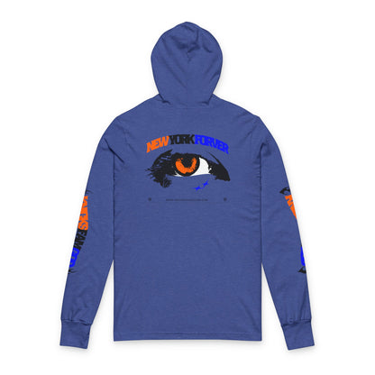 Knicks Hooded Long Sleeve Tee - New York Forever