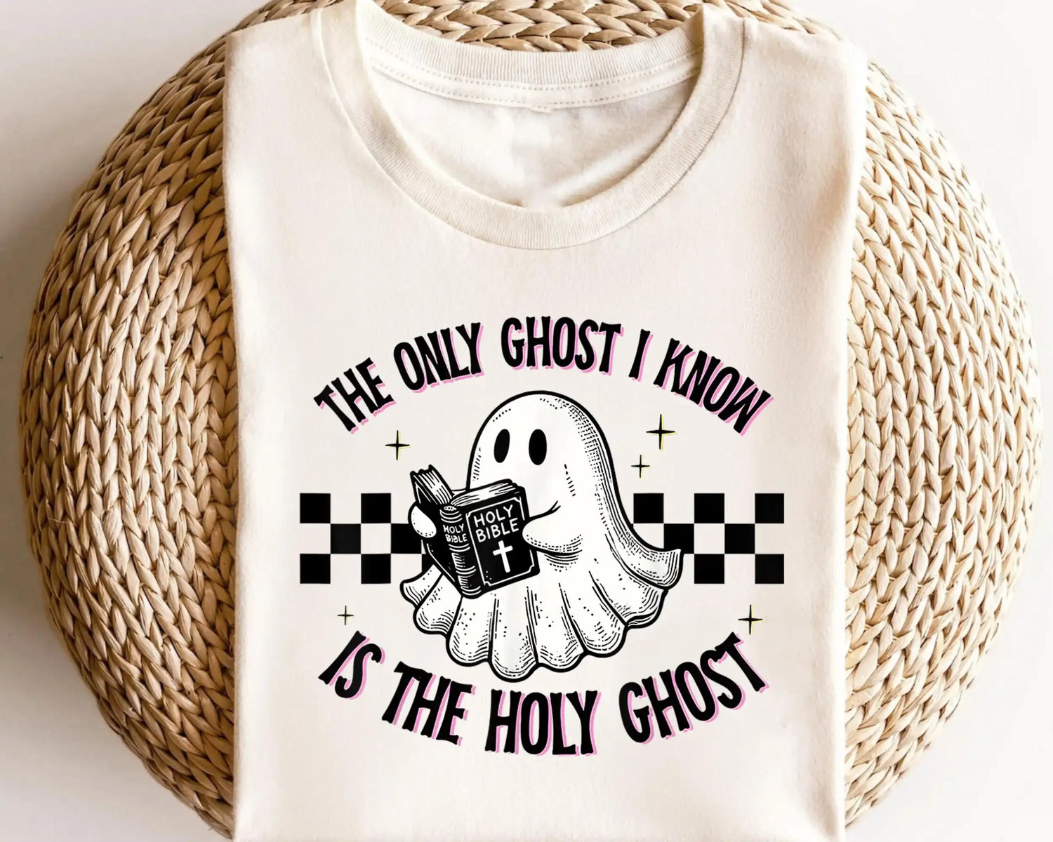 Halloween Ghost T Shirt Holy The Only I Know Is Funny Christian
