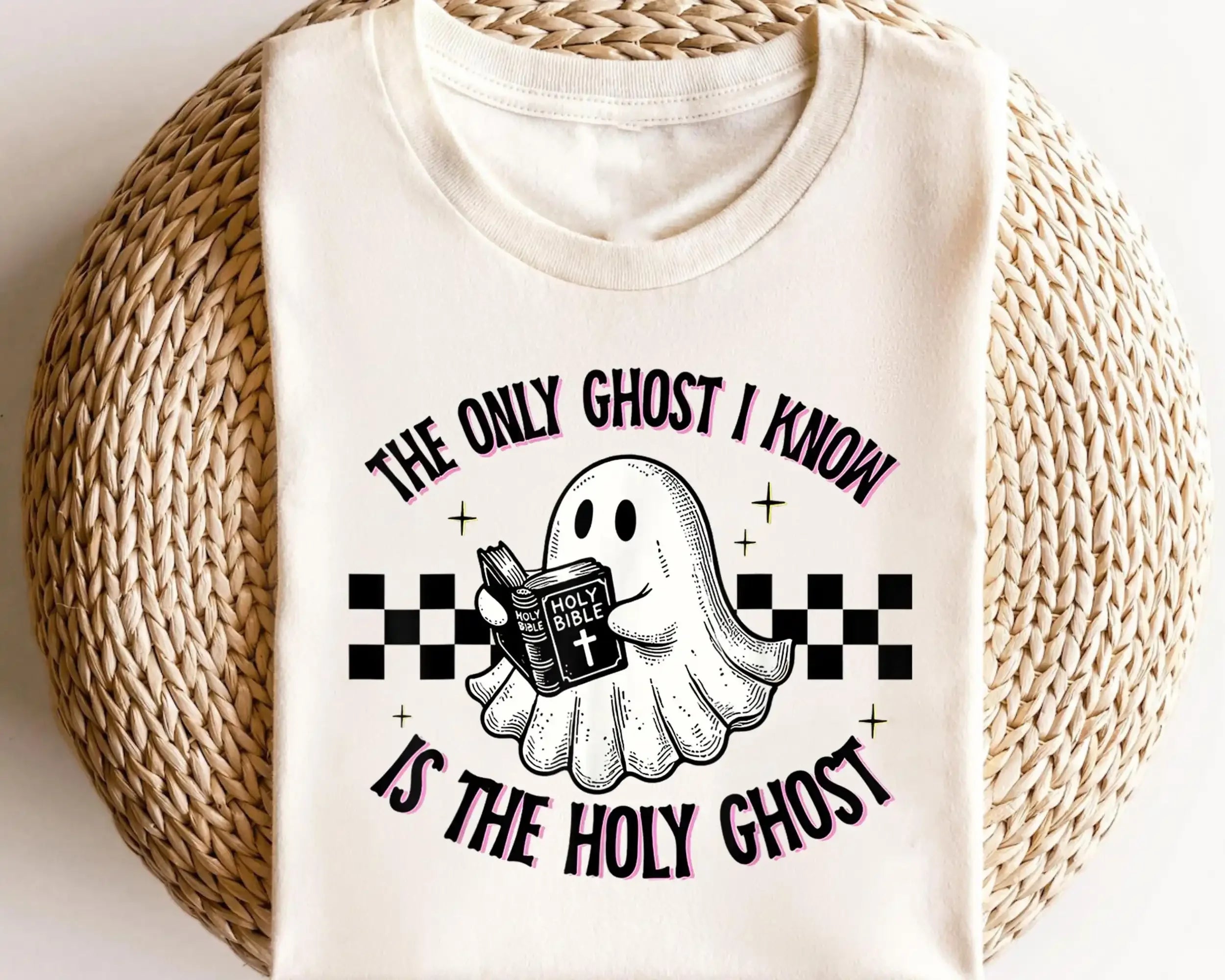 Halloween Ghost T Shirt Holy The Only I Know Is Funny Christian