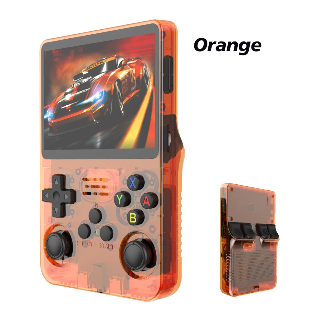 R36S new retro game console 3.5-inch Linux open-source system portable handheld game console with 128GB large memory