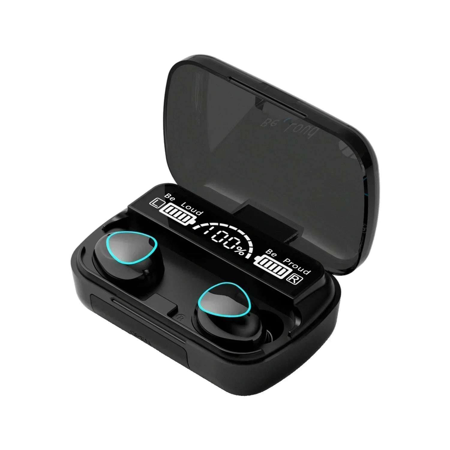 Original M10 Wireless Bluetooth Earpods - All-in-One Sports Headphones with Active Noise Canceling, Stereo Sound &amp; Built-in Mic