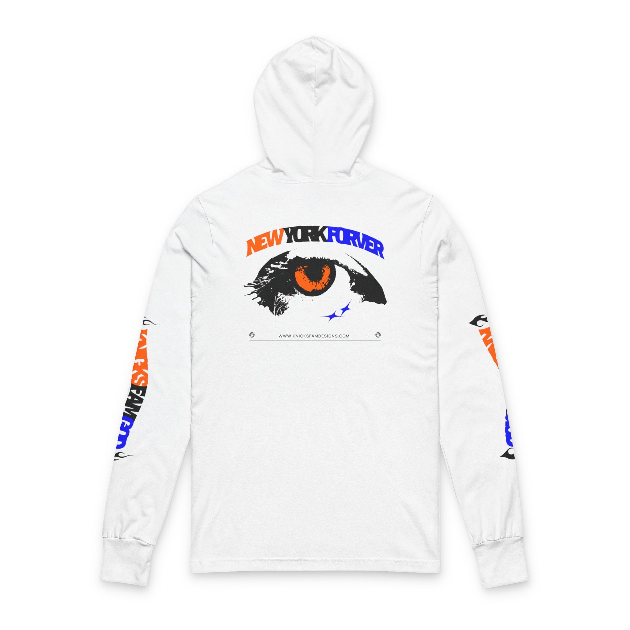 Knicks Hooded Long Sleeve Tee - New York Forever
