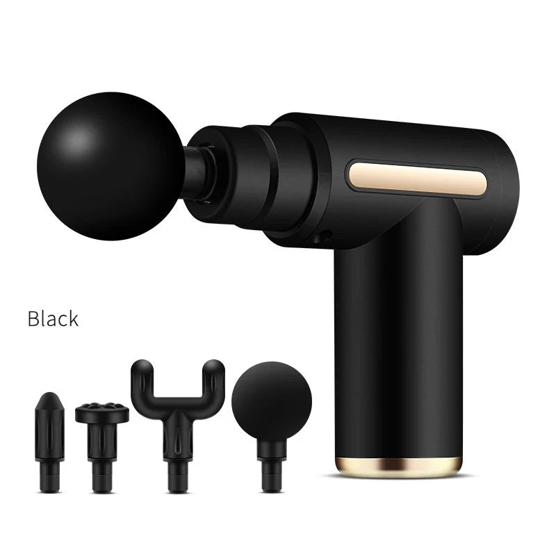 Button Fascia Gun Deep Tissue Massage Mini Lightweight and Adjustable Speed Massage Equipment Suitable for the Body
