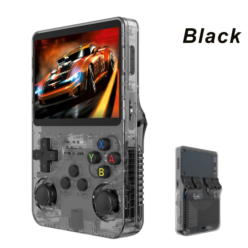 R36S new retro game console 3.5-inch Linux open-source system portable handheld game console with 128GB large memory