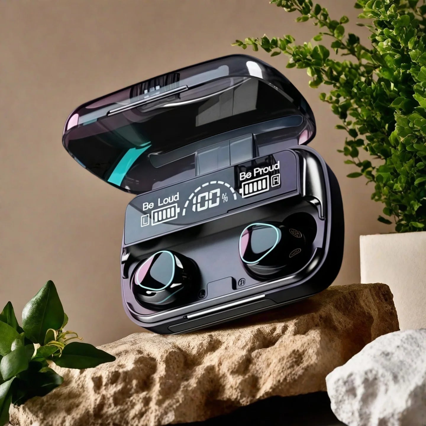 Original M10 Wireless Bluetooth Earpods - All-in-One Sports Headphones with Active Noise Canceling, Stereo Sound &amp; Built-in Mic