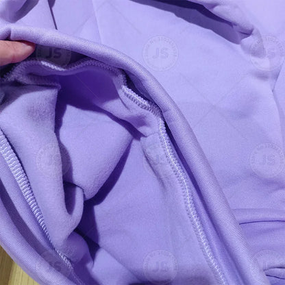 Customized Logo Men Women Autumn Winter Pullover Hoodie Fleece Work Coat Team Club Solid Color Sweater High School Student Top