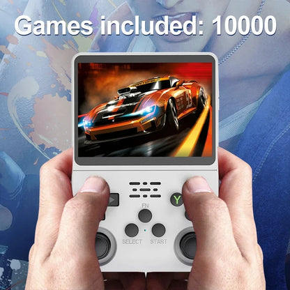 R36S Retro Handheld Video Game Console Linux System 3.5 Inch IPS Screen Portable Player 64GB GamesMultiple colors are available