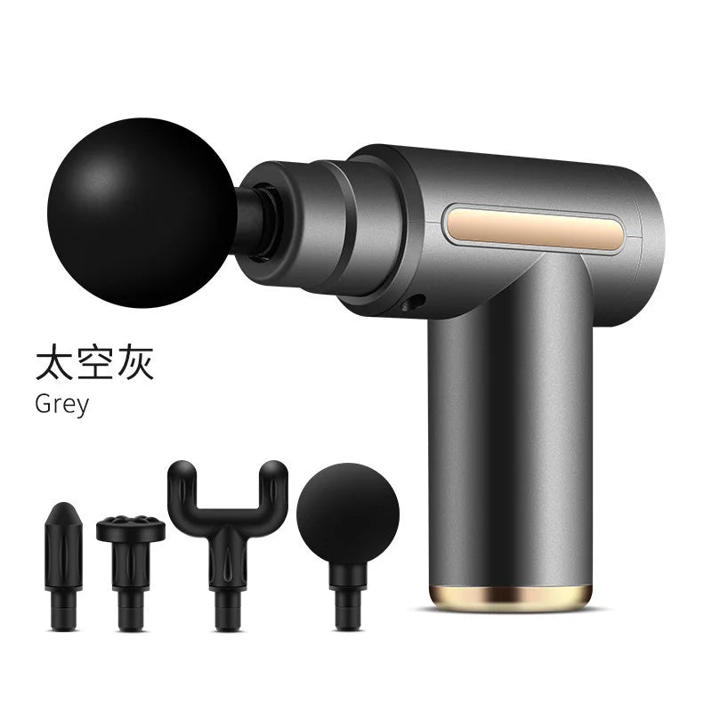 Button Fascia Gun Deep Tissue Massage Mini Lightweight and Adjustable Speed Massage Equipment Suitable for the Body