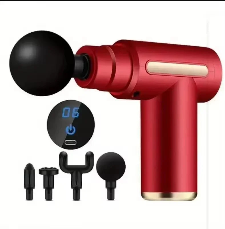 Button Fascia Gun Deep Tissue Massage Mini Lightweight and Adjustable Speed Massage Equipment Suitable for the Body